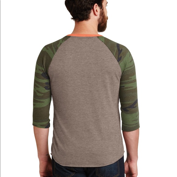 Alternative Earth Men’s Baseball Tee - Picture 4 of 9